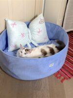 candy baby blue pet bed - 画像 (2)