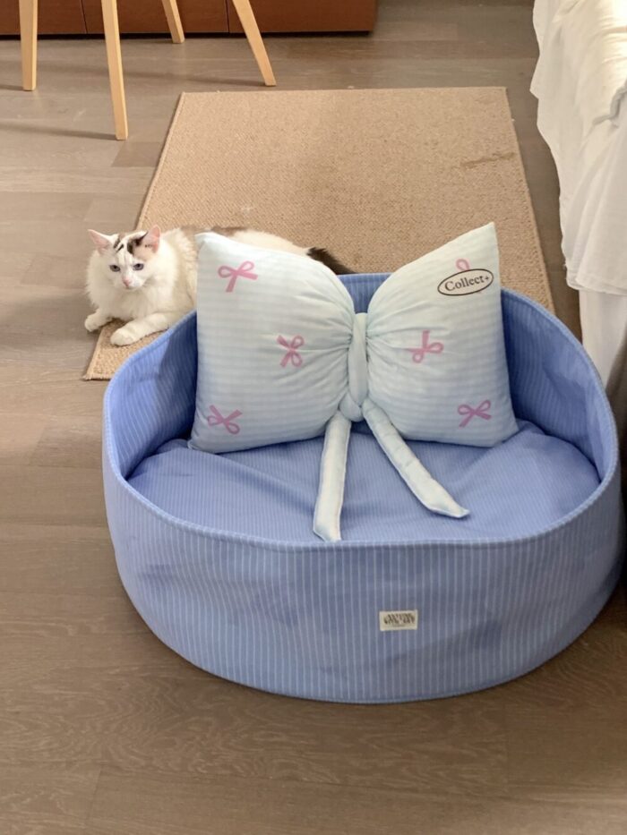 candy baby blue pet bed - 画像 (3)
