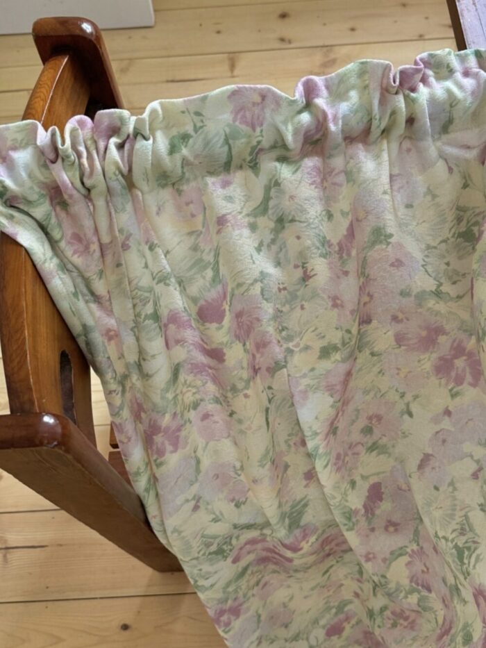 opértum lime lilac floral curtain - 画像 (10)