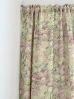 opértum lime lilac floral curtain - 画像 (5)
