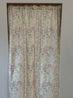 opértum lime lilac floral curtain - 画像 (6)