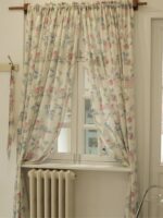 opértum rose satin curtain