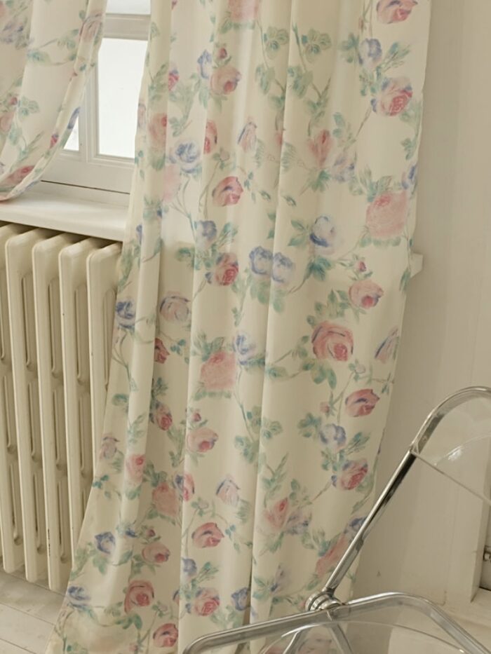 opértum rose satin curtain - 画像 (2)