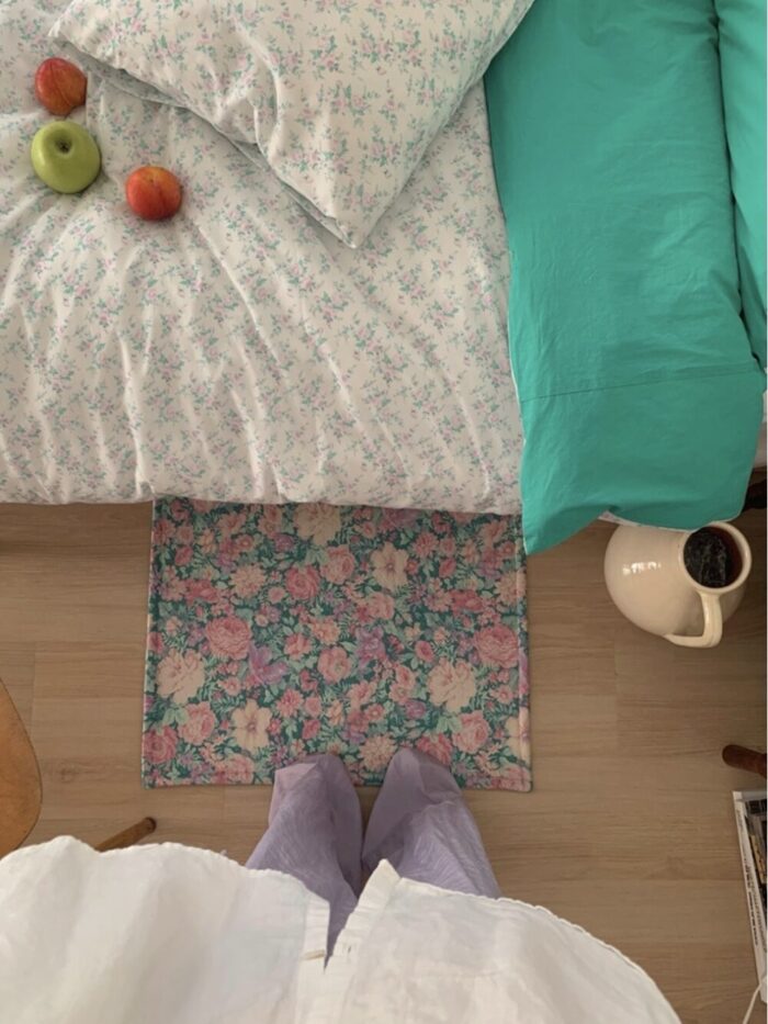 opértum green floral carpet - 画像 (2)