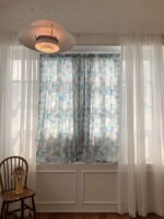 opértum turquoise rose curtain - 画像 (2)