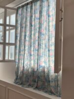 opértum turquoise rose curtain - 画像 (5)
