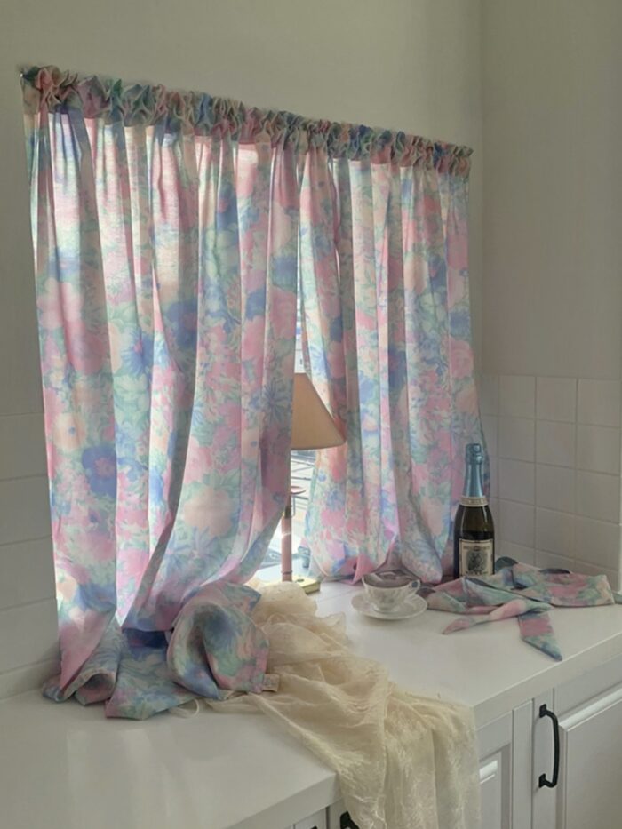 opértum blueberry floral curtain - 画像 (7)
