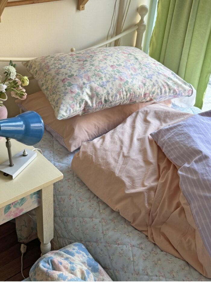 opértum peony ruffle pillowcase - 画像 (5)