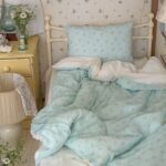 opértum soapy mint duvet cover