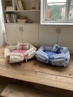 stripe ribbon pet bed - 画像 (5)