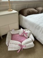 stripe ribbon pet bed - 画像 (9)