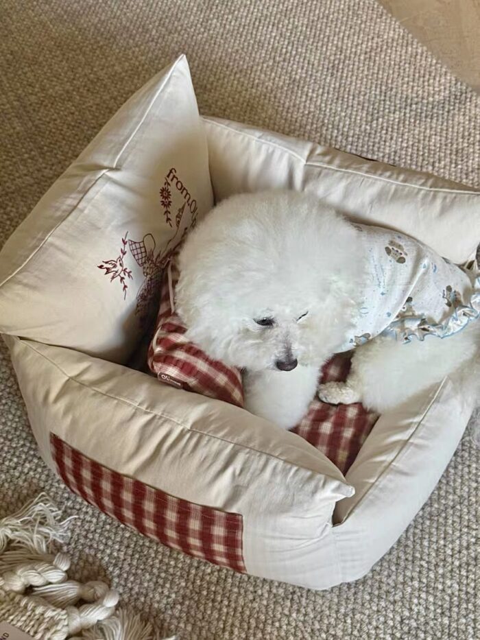 french hug pet bed - 画像 (4)