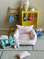 peach check pet bed - 画像 (15)