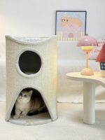 cozy petit cat tower