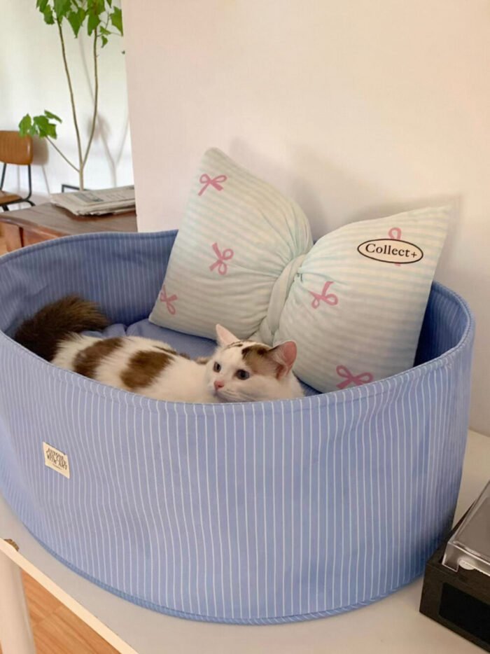 candy baby blue pet bed - 画像 (4)