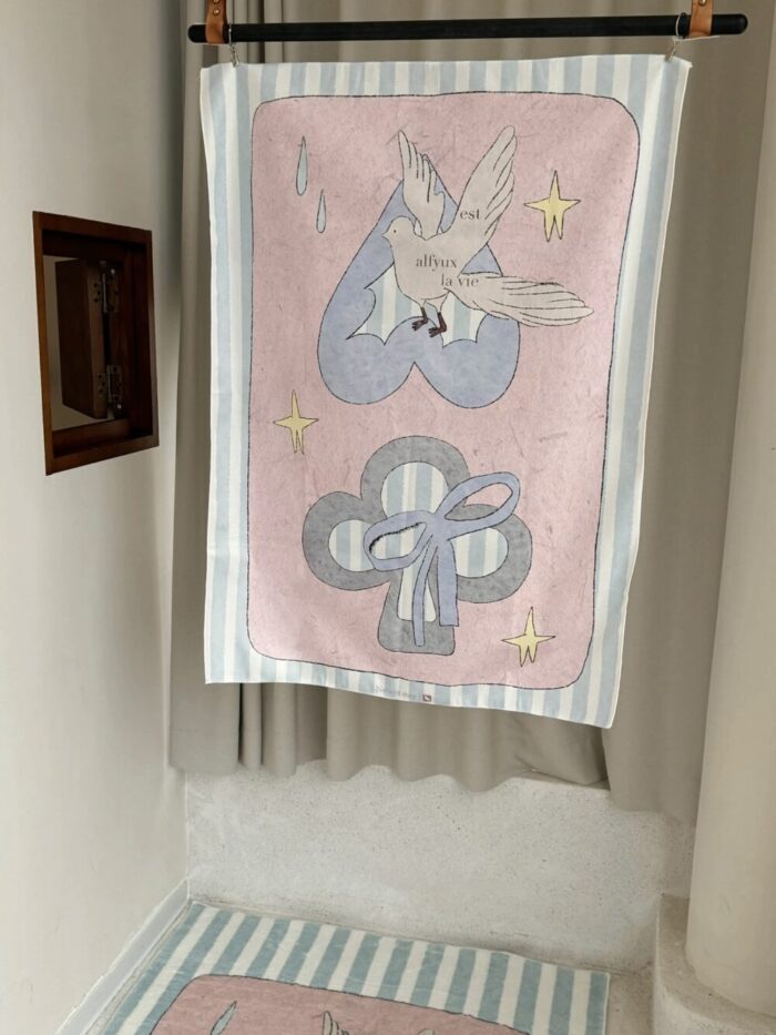pastel drawing fabric poster - 画像 (5)