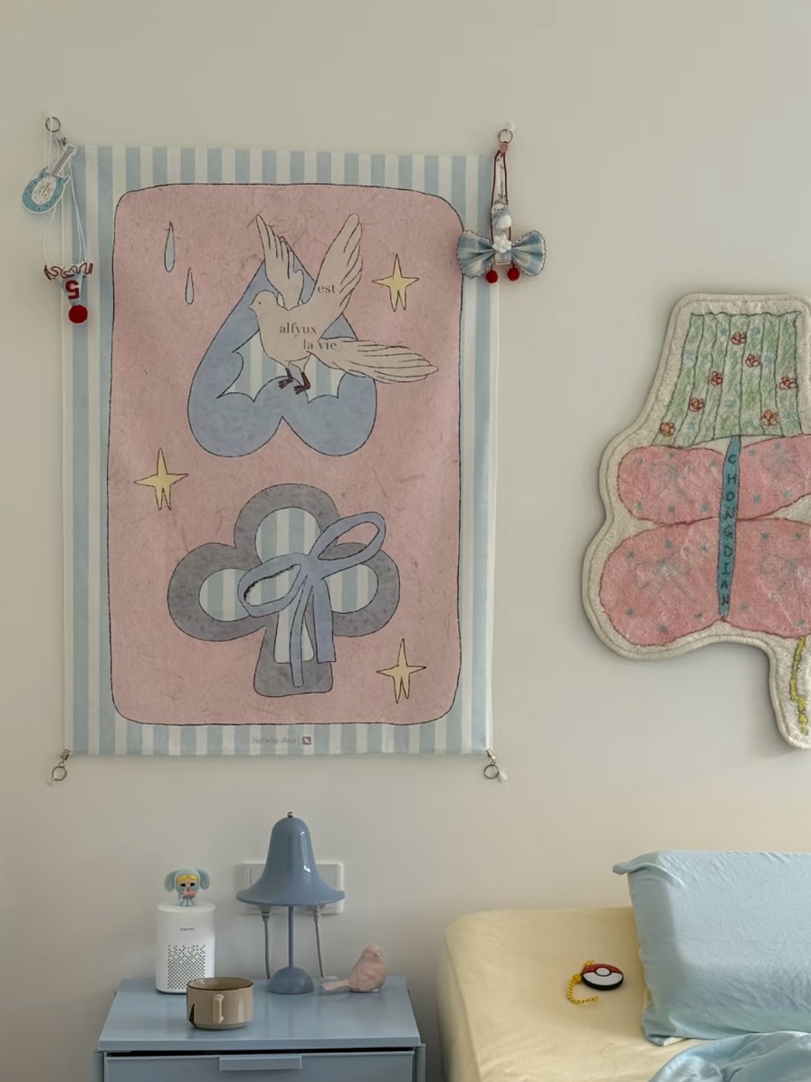 IMG_9960 pastel drawing fabric poster - 画像 (1)