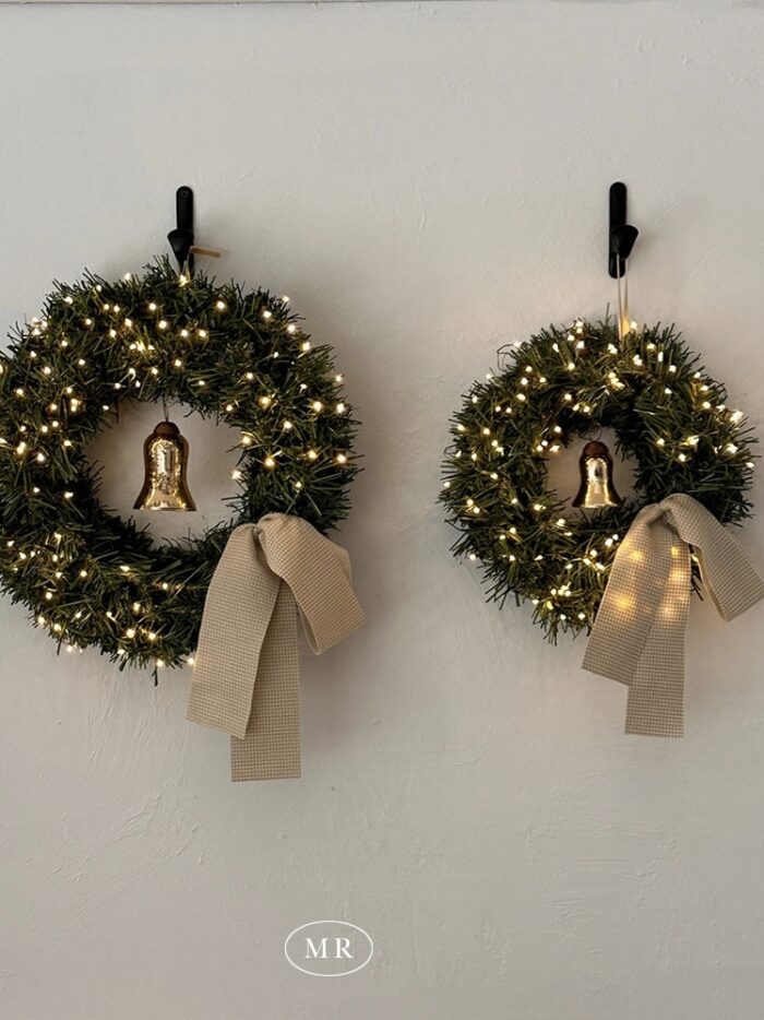 Midnight simple christmas wreath - 画像 (7)