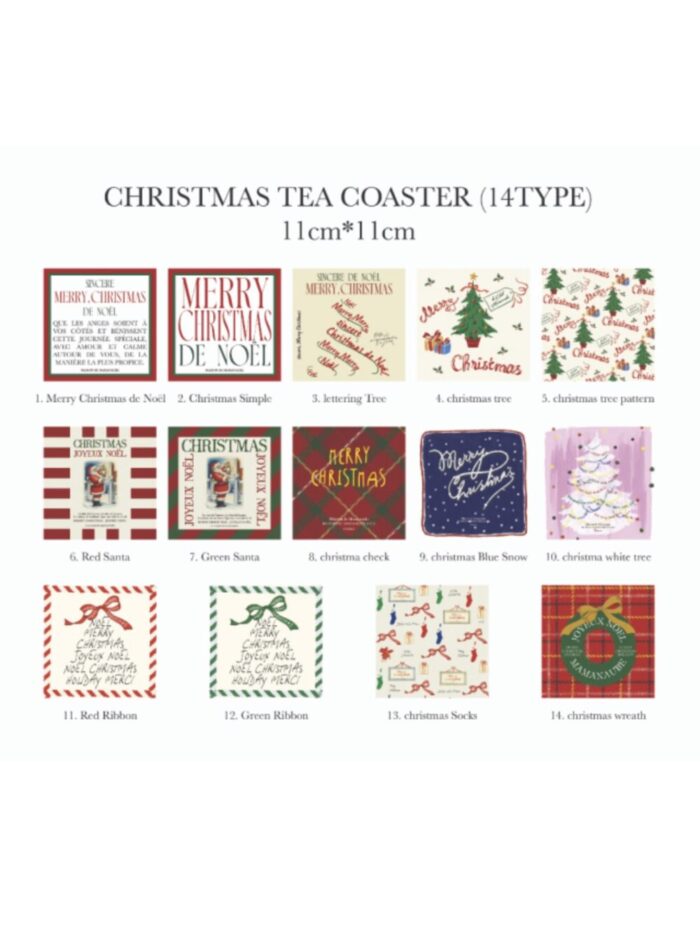 Christmas Tea Coaster(14type) - 画像 (33)