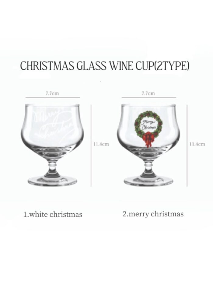 Christmas Glass Wine Cup(2type) - 画像 (8)