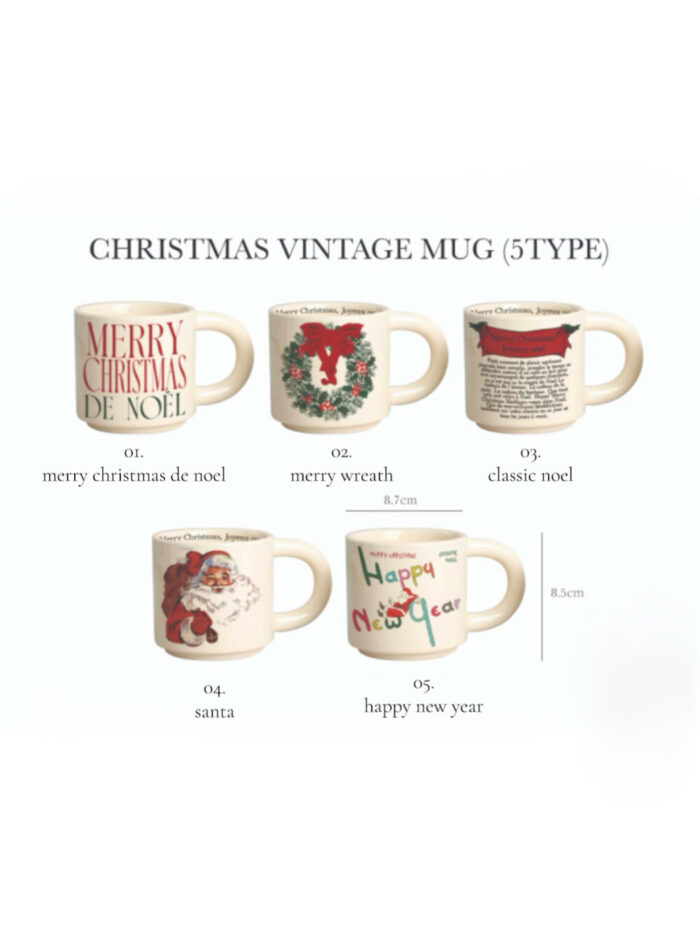 Christmas Vintage Mug(5type) - 画像 (9)