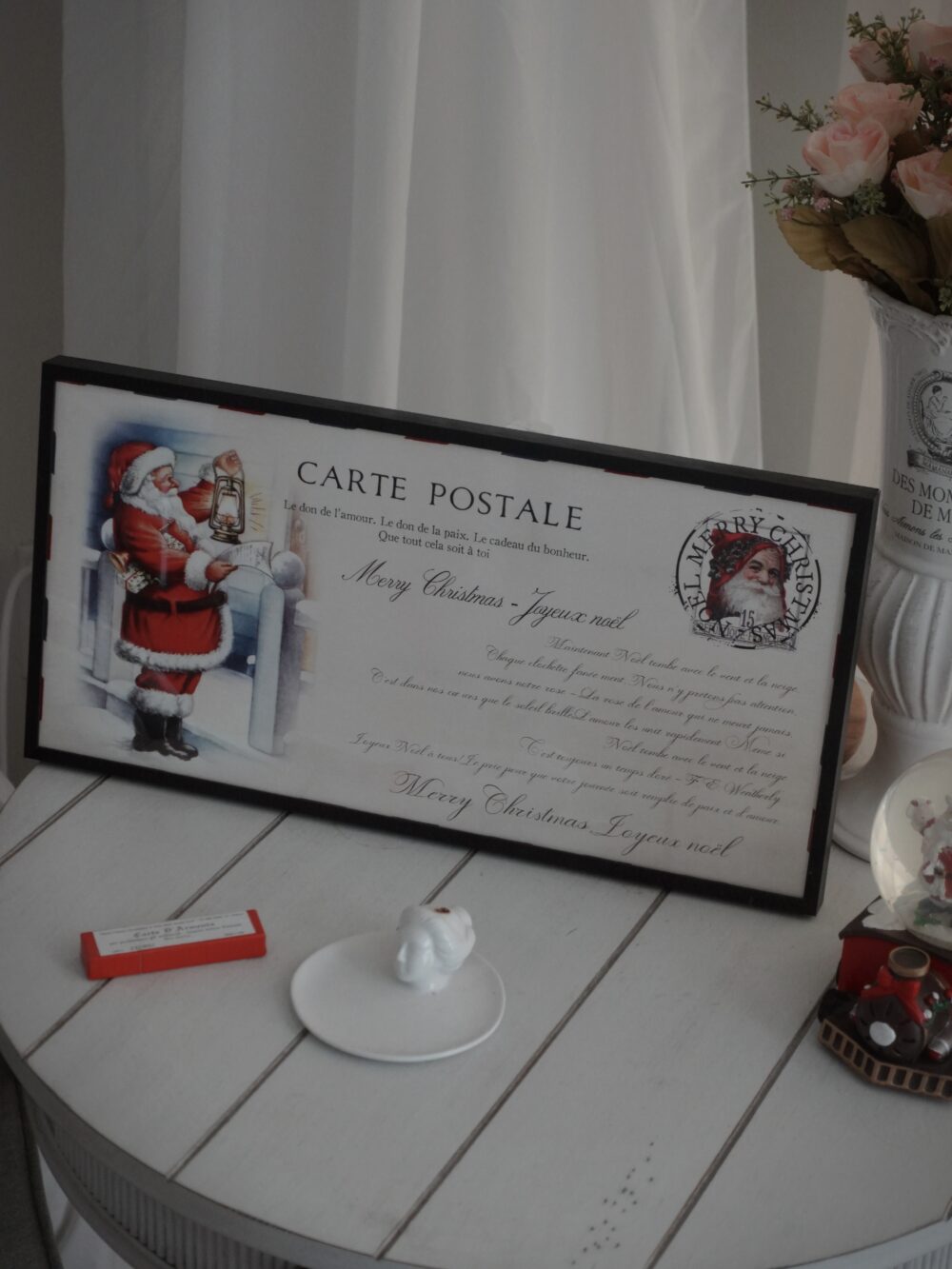 IMG_2477 Christmas vintage poster&frame set(2type) - 画像 (1)