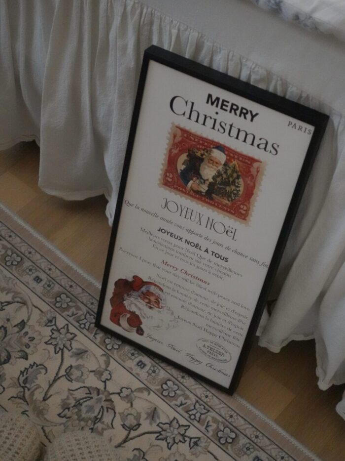Christmas vintage poster&frame set(2type) - 画像 (6)
