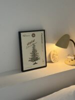 Christmas Tree poster&frame set(2type)