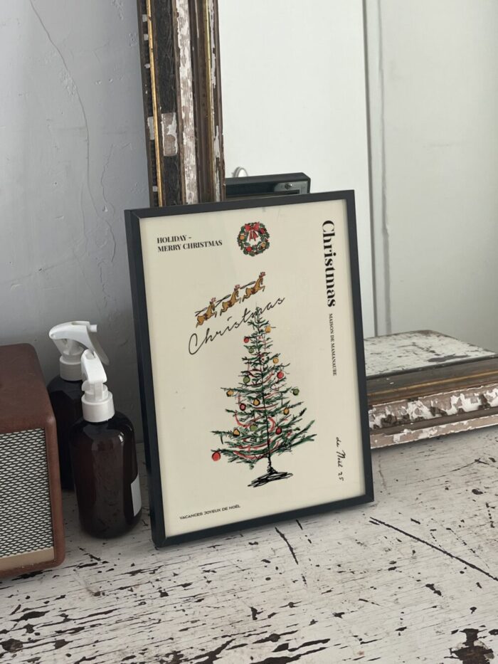 Christmas Tree poster&frame set(2type) - 画像 (4)