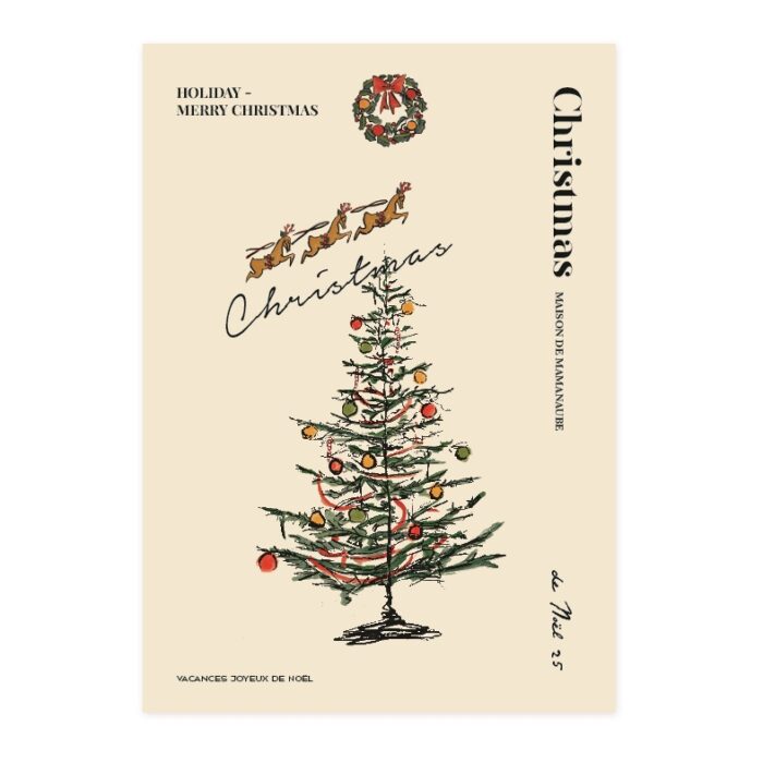 Christmas Tree poster&frame set(2type) - 画像 (11)