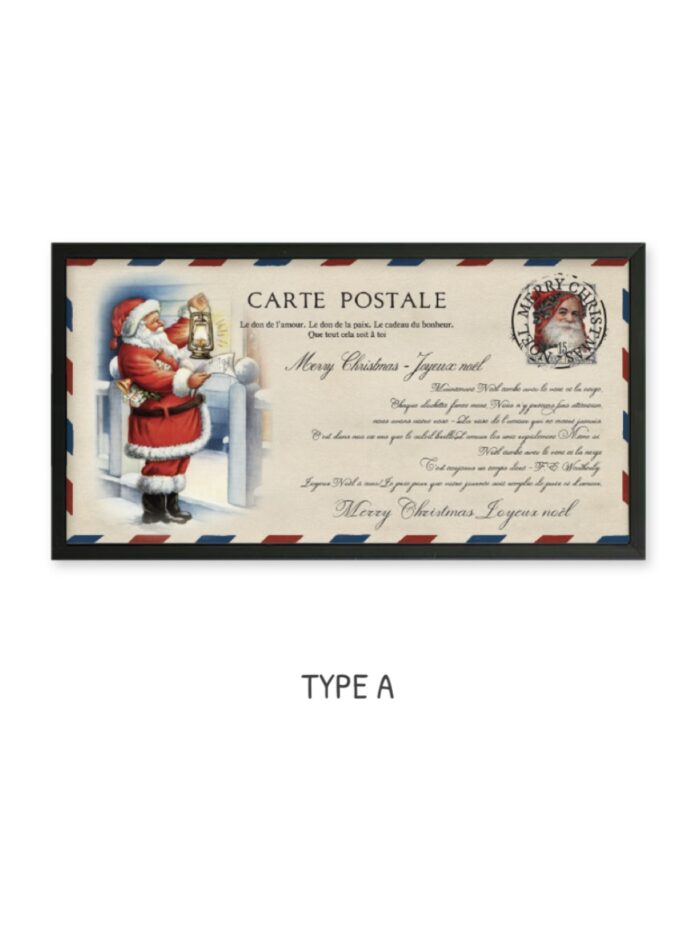 Christmas vintage poster&frame set(2type) - 画像 (10)