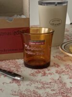 ［即納］christmas in NY candle glass