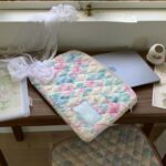 opértum cherry rose quilting laptop case