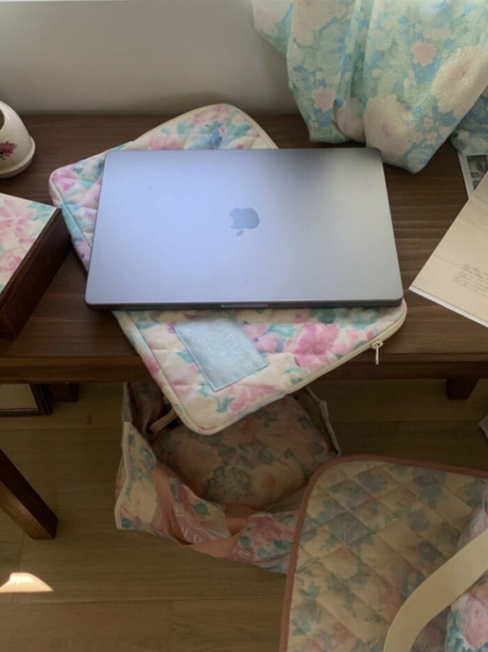 opértum cherry rose quilting laptop case - 画像 (3)