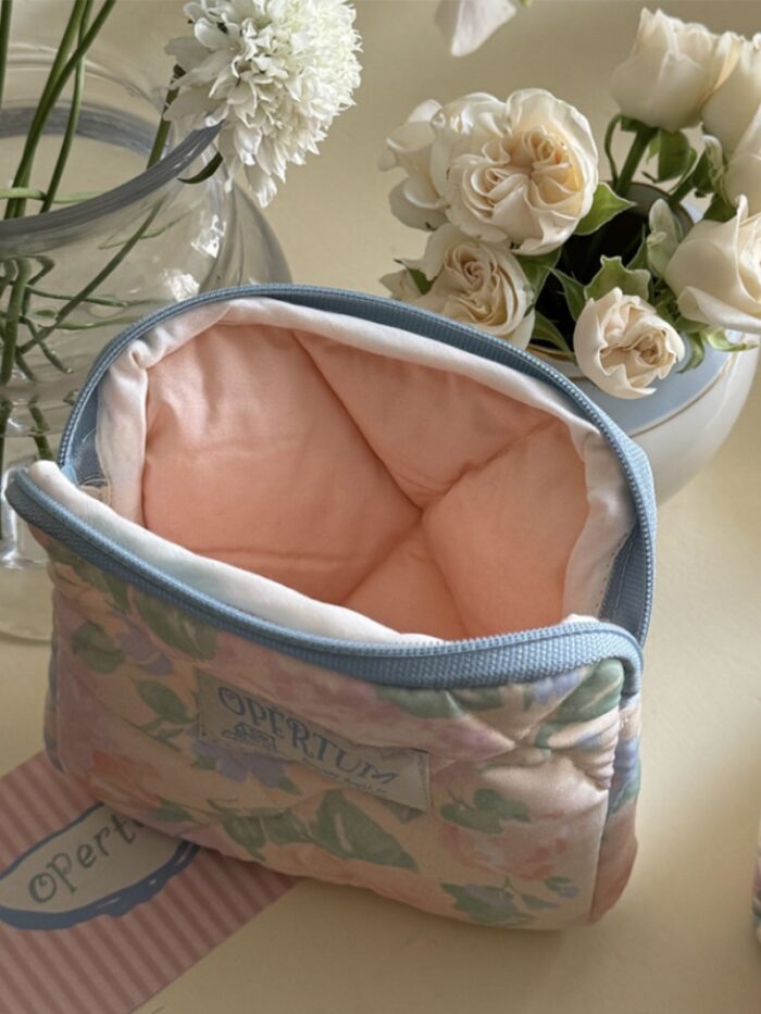 opértum yellow peach quilting pouch - 画像 (5)