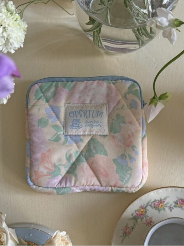 opértum yellow peach quilting pouch - 画像 (4)