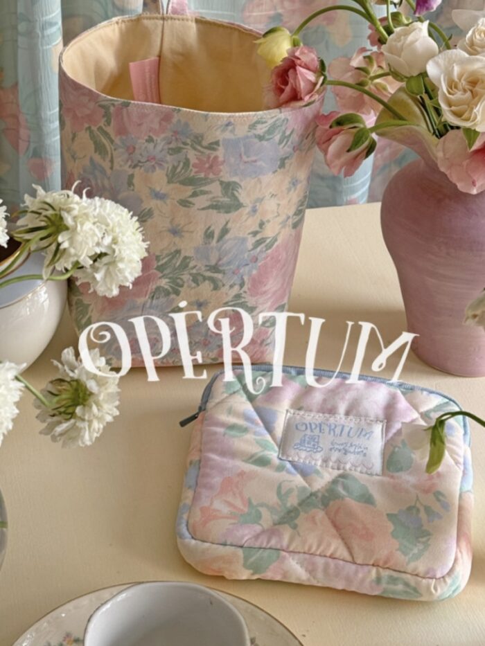 opértum yellow peach quilting pouch - 画像 (10)