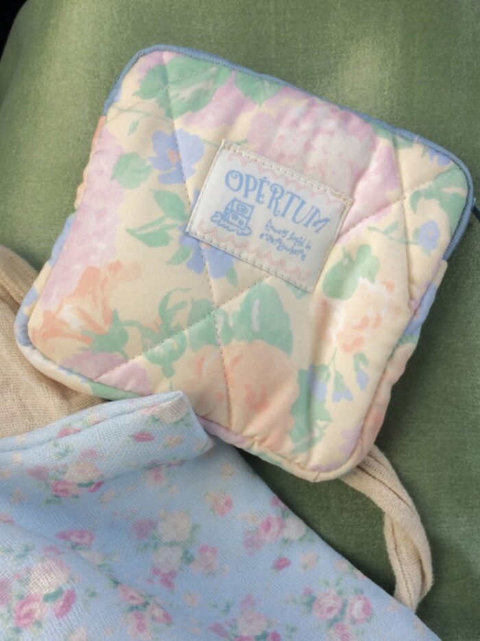 opértum yellow peach quilting pouch - 画像 (9)