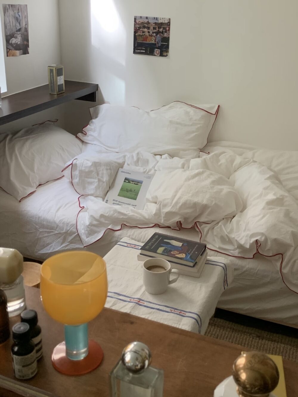 Screenshot red rim bedding cover set - 画像 (1)