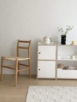 aery white wooden shelf - 画像 (8)