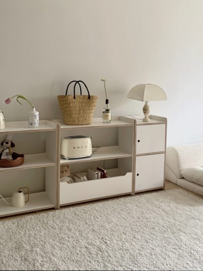 aery white wooden shelf - 画像 (9)