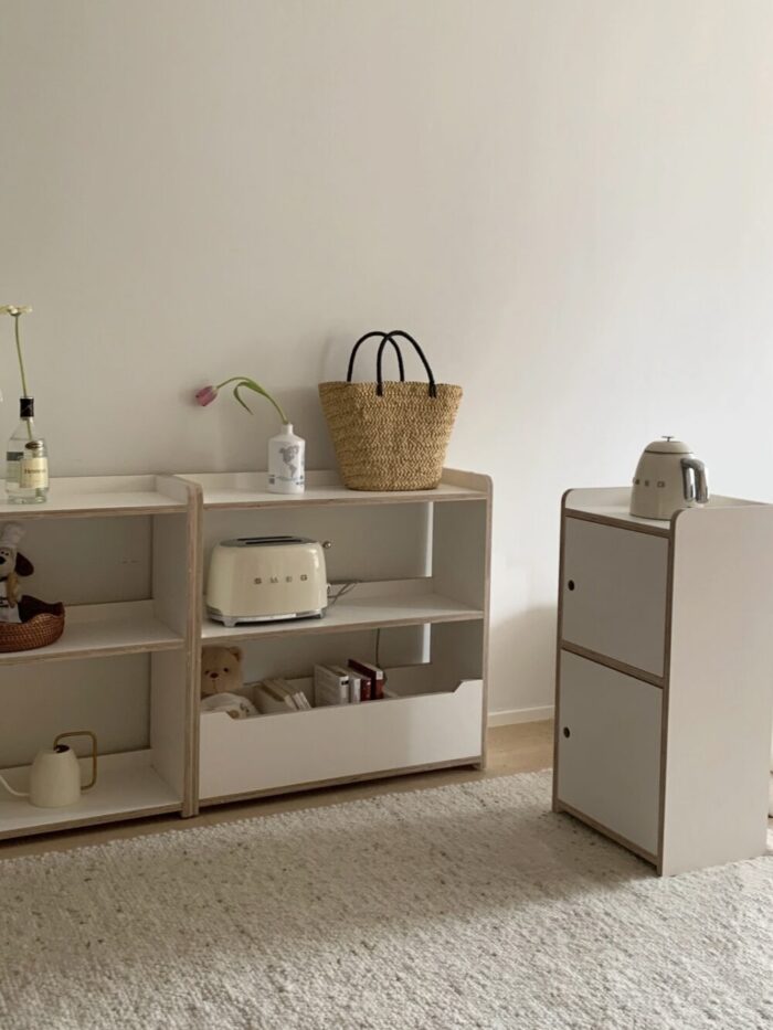 aery white wooden shelf - 画像 (3)