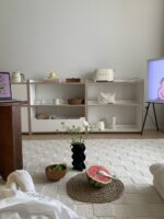 aery white wooden shelf - 画像 (4)