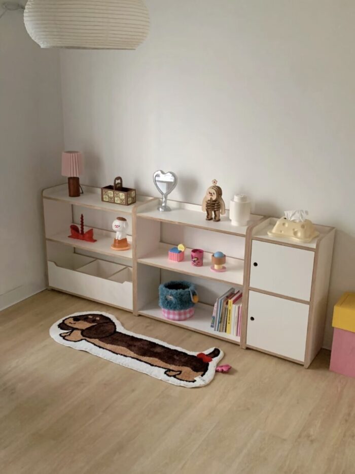 aery white wooden shelf - 画像 (18)