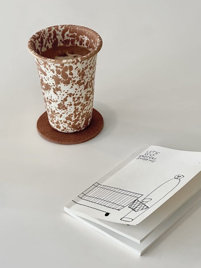 canyon pastel marble cup(caramel) - 画像 (5)