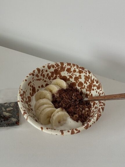 canyon marble bowl(caramel)