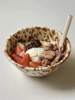 canyon marble bowl(caramel) - 画像 (3)